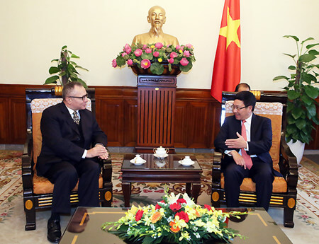 Phó Thủ tướng Phạm Bình Minh tiếp Đại sứ Thổ Nhĩ Kỳ