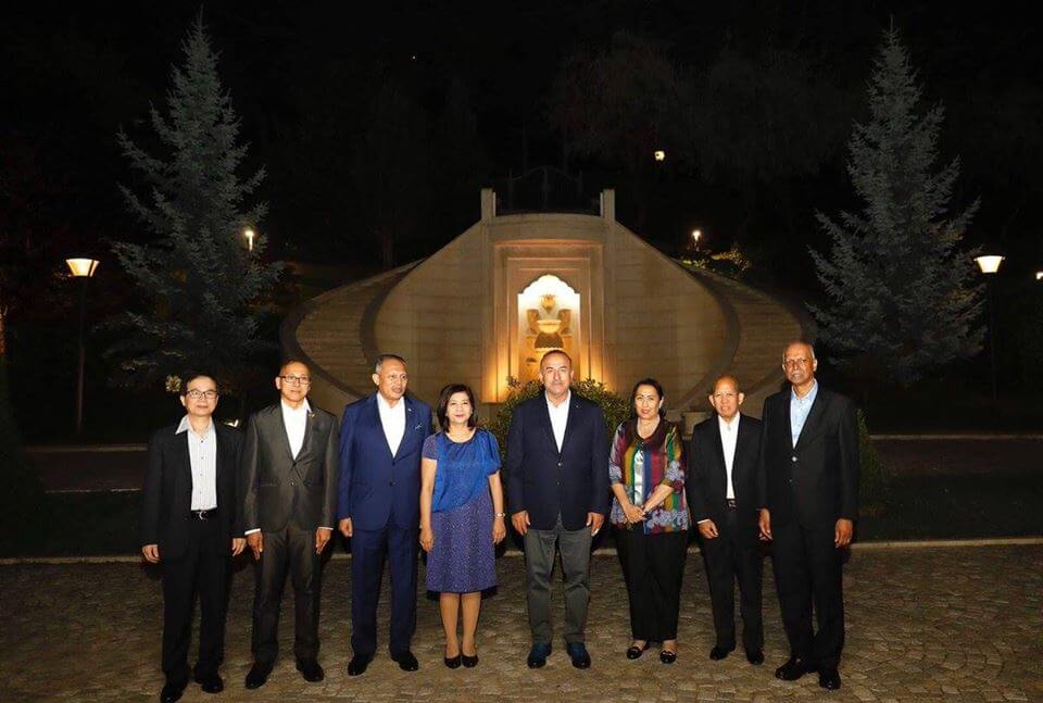 Buổi tối làm việc của các Đại sứ ASEAN với Bộ trưởng Ngoại giao Thổ Nhĩ Kỳ