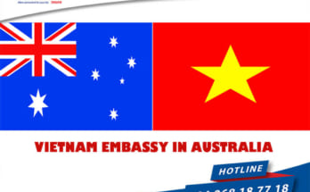 What is the address of Vietnam Embassy in Australia?