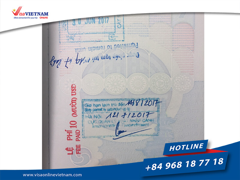 Detailed information about Vietnam visa extension
