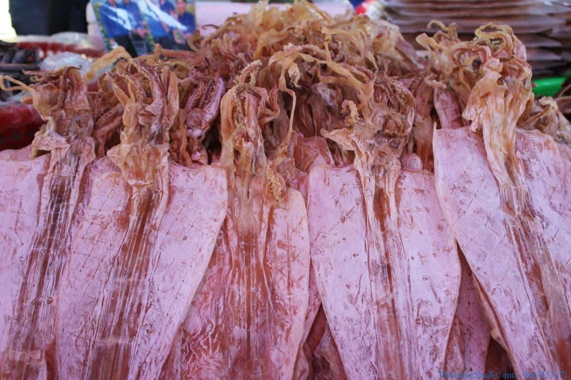 Mực khô một nắng